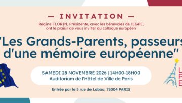 European Colloquium: "Grandparents as Carriers of European Memory" 
